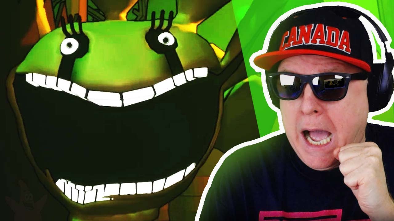 TERROR STRIKEN BY SINISTER EVIL GLOVEYS | AROUND THE CLOCK AT BIKINI BOTTOM - NEW FUN MINIGAME