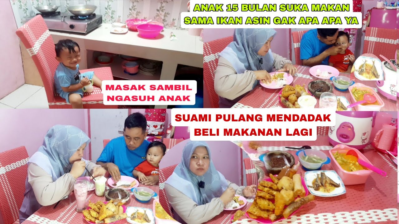 ISTRI MASAK BAWA ANAK SUAMI MALAH DIAM