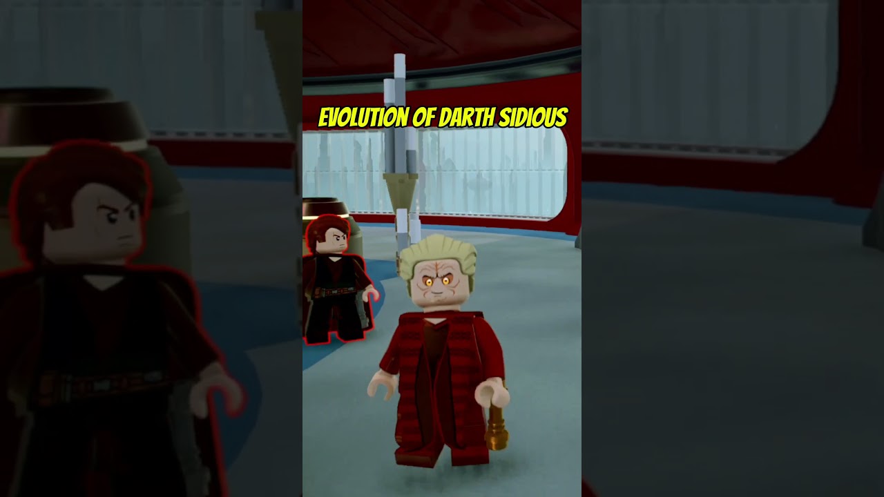 Evolution of Darth Sidious in Lego Star Wars the Skywalker Saga #starwars