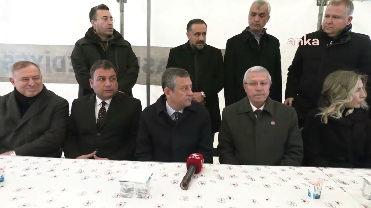 CHP Genel Başkanı Özgür Özel, Gölbaşı Deprem Şehitliği'nde | Adıyaman