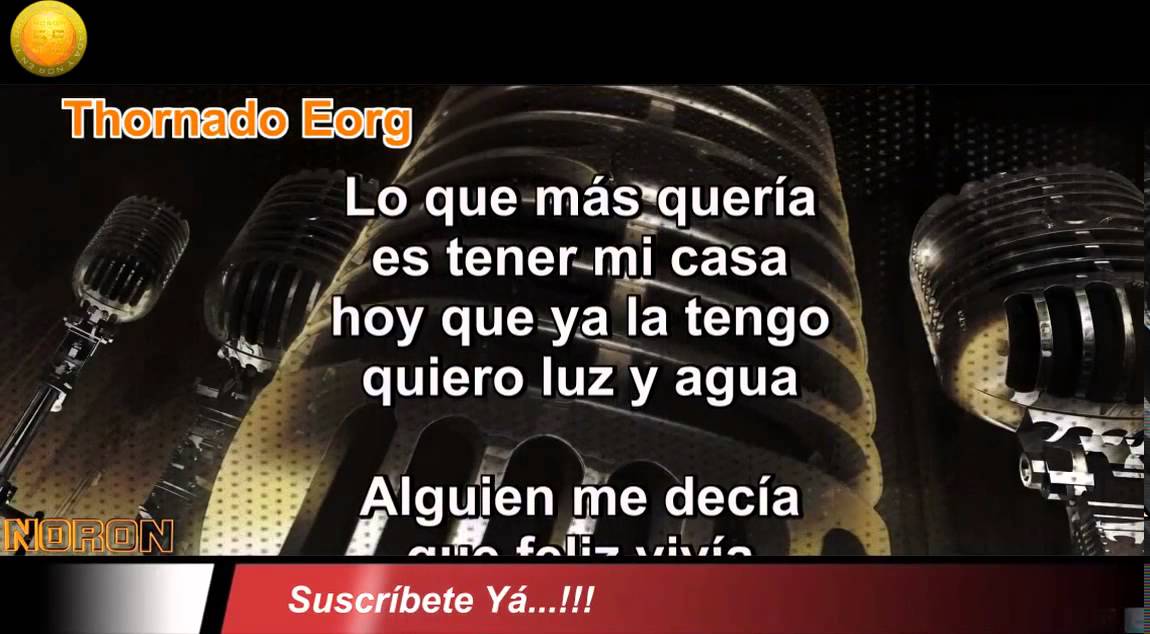 Luz y agua-Cumbia-Karaoke (Los Siete Latinos) 2015 Thornado