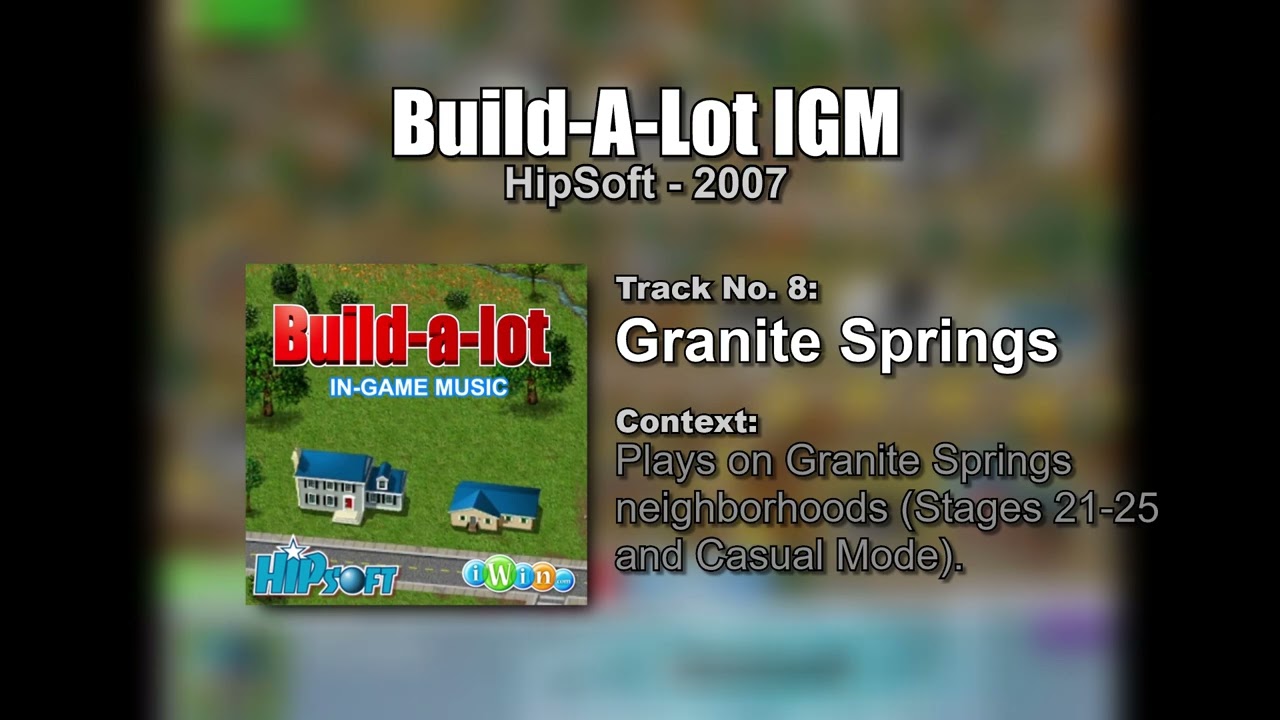 Build-A-Lot IGM #08 - Granite Springs