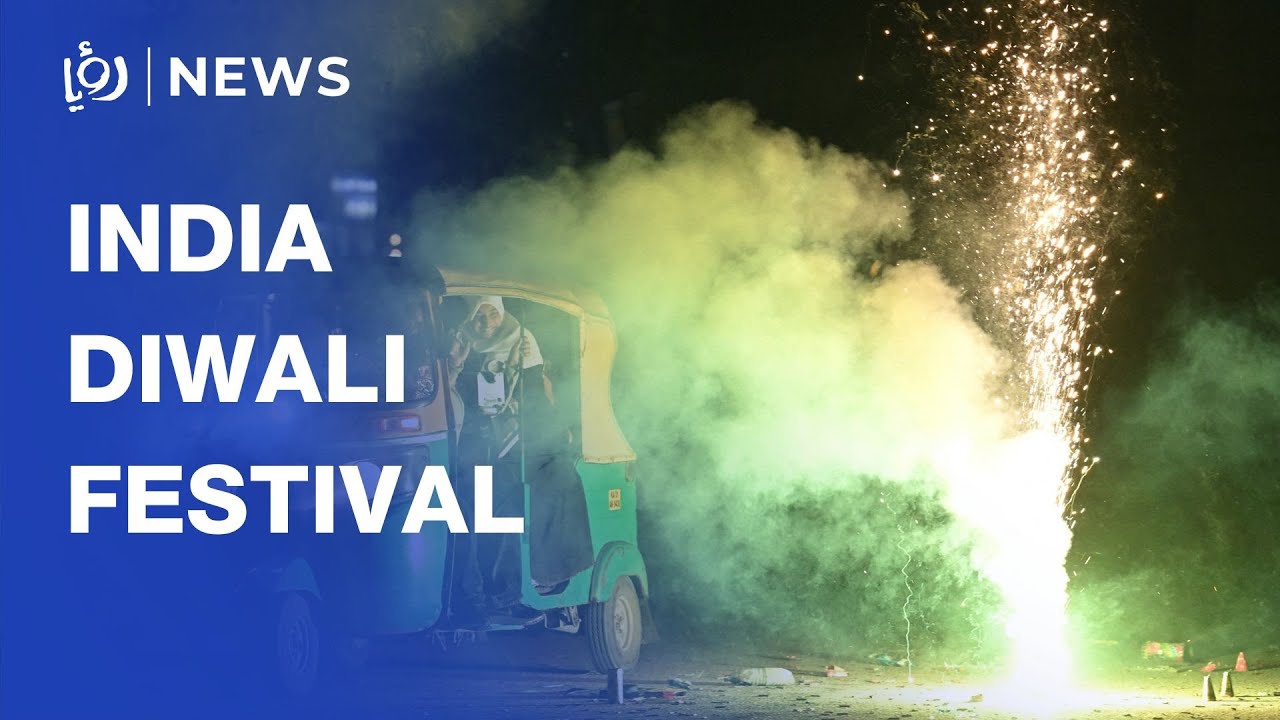 India celebrates Diwali festival with lights and fireworks