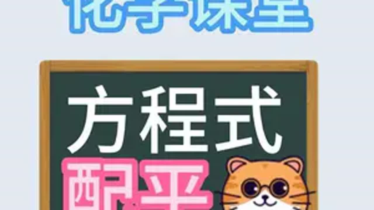 化学方程式的配平初中化学 初中 配平
