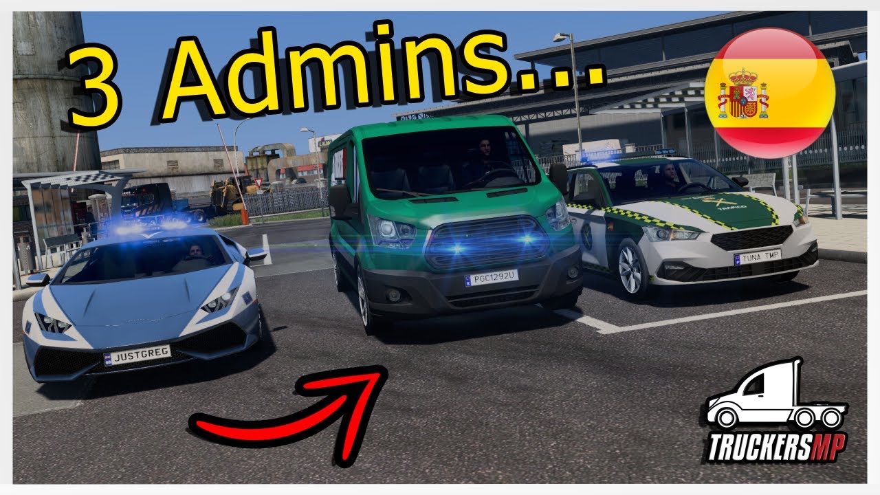 👮 3 ADMINS on The Road 🚨 | TruckersMP