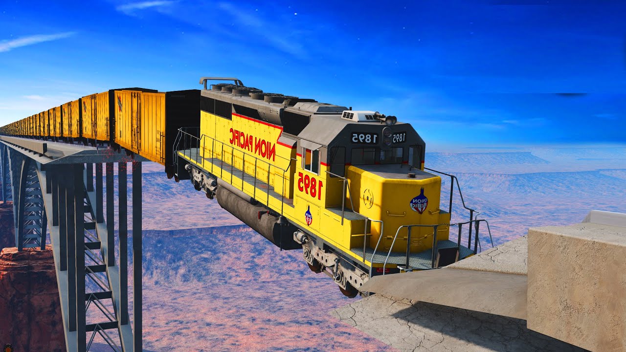 Machinist Failure Freight Trains Accidents Derailments #2 ✅ BEAMNG.Drive LIVE STREAM