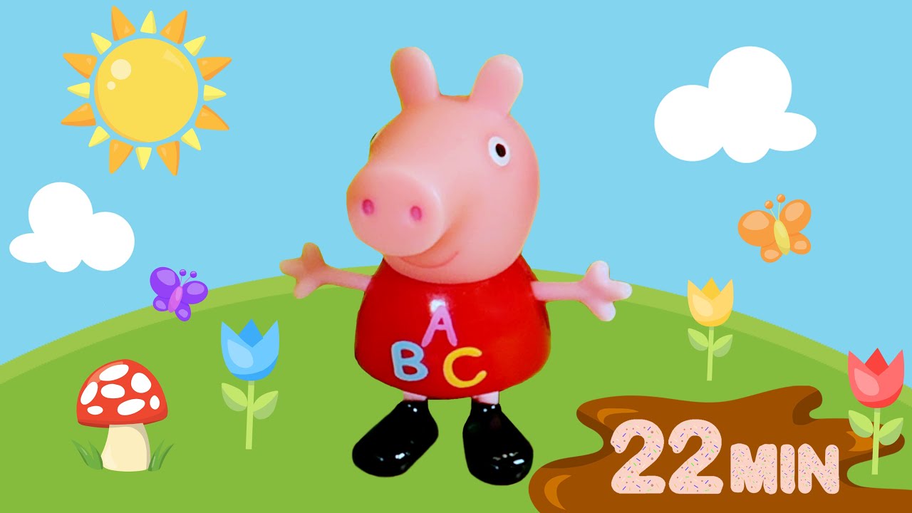Peppa Wutz Videos 1-3 | 3 Spielzeug Geschichten für Kinder | 22 min | Badambadu