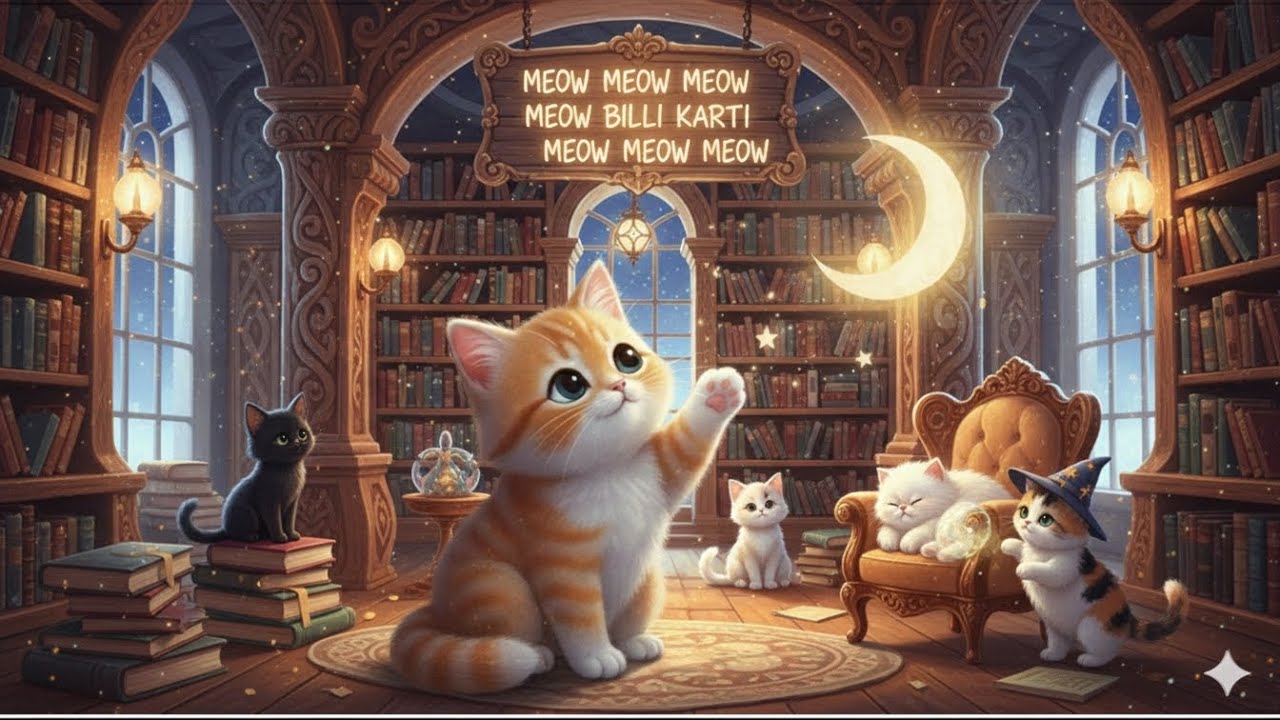 Cat Rhymes for Kids | Meow Meow Billi Karti Hai | Nursery Songs