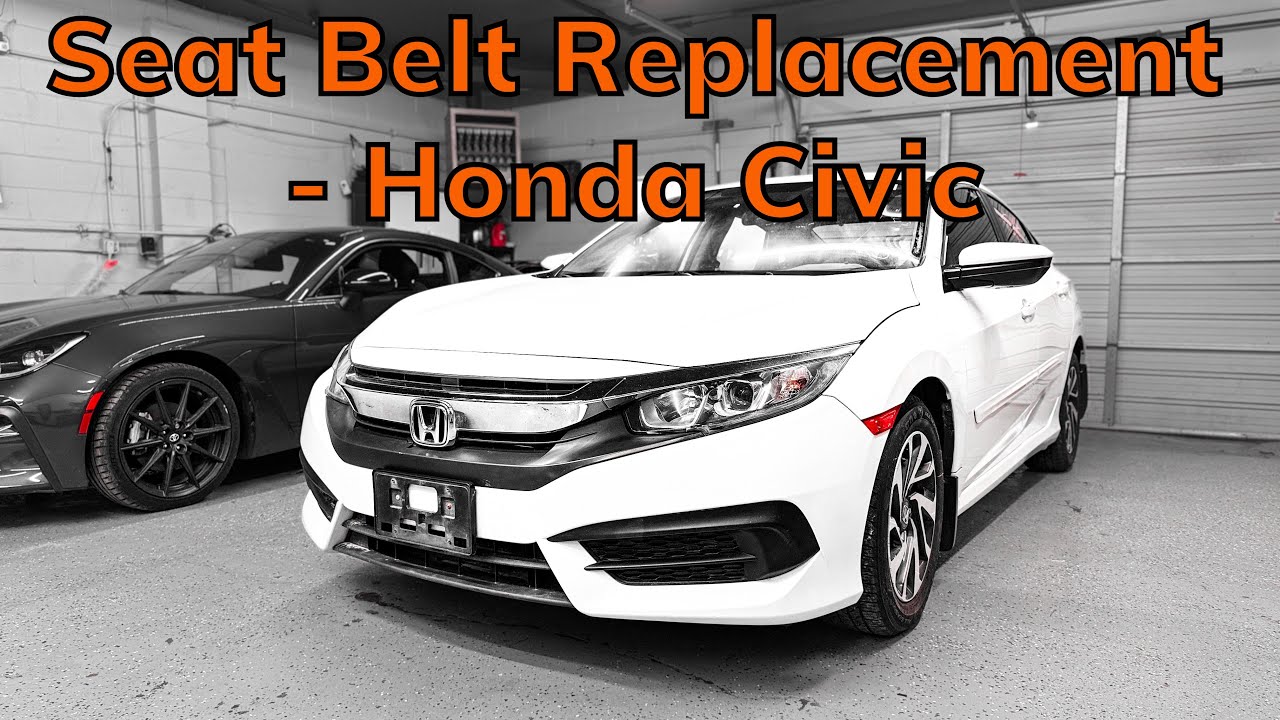 Замена ремня безопасности - Honda Civic