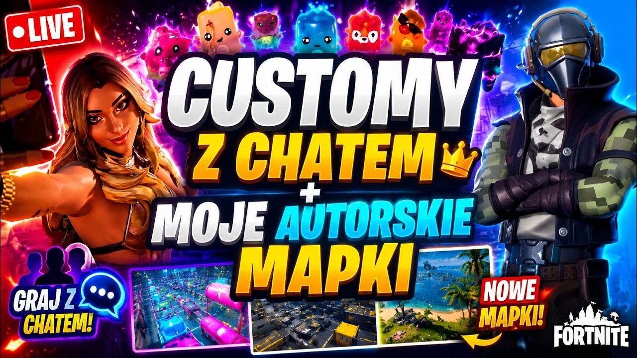 👑 Customy z Chatem + Moje Autorskie Mapk #reklama  #EpicPartner
