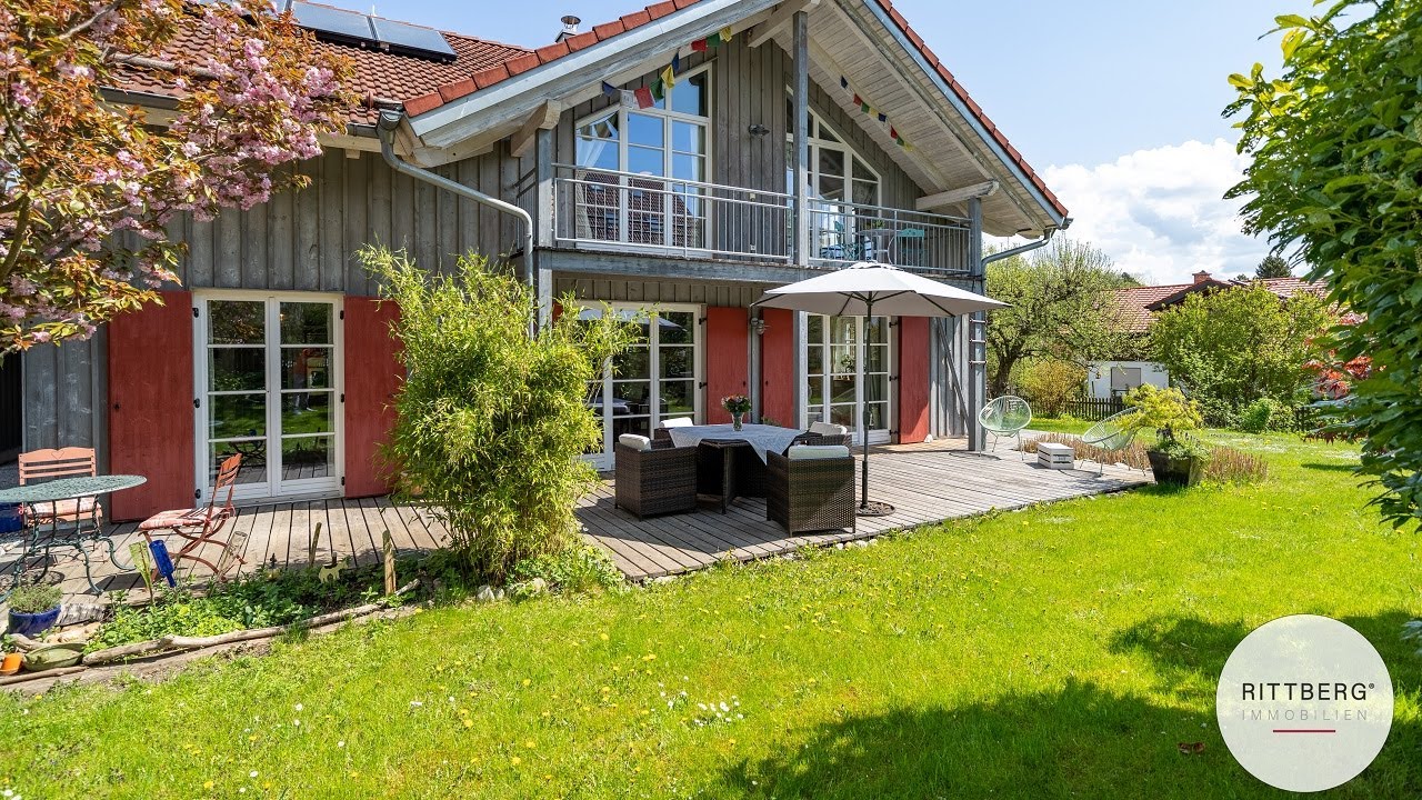 IDYLLISCHES HAUS MIT SONNENTERRASSE & PRIVATGARTEN, PÖCKING AM STARNBERGER SEE - RITTBERG IMMOBILIEN