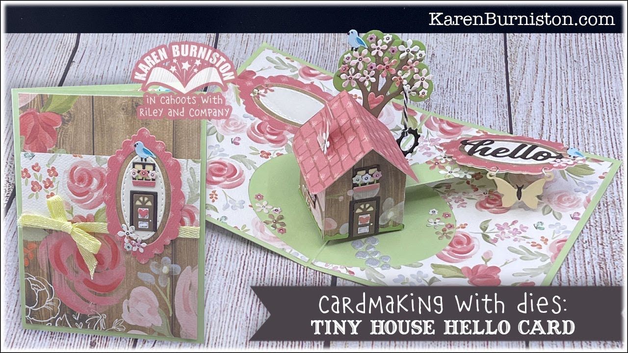 Cardmaking with Dies: Tiny House Hello Card