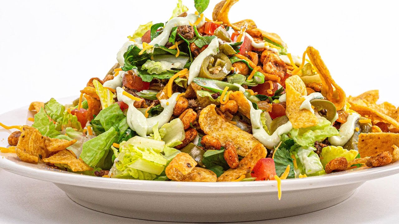 How To Make Beef Taco Salad with Fritos and Corn Nuts By Rachael