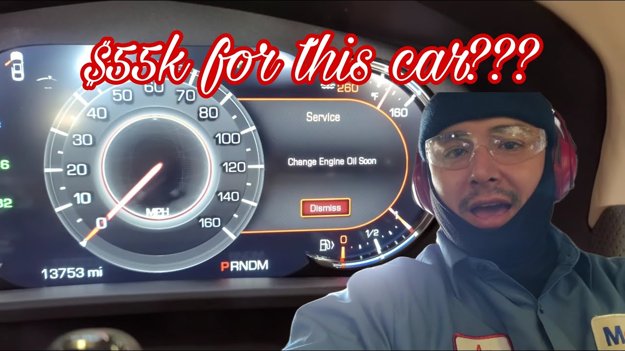 2016 - 2018 Cadillac CT6 How to Oil change & Oil Life Reset