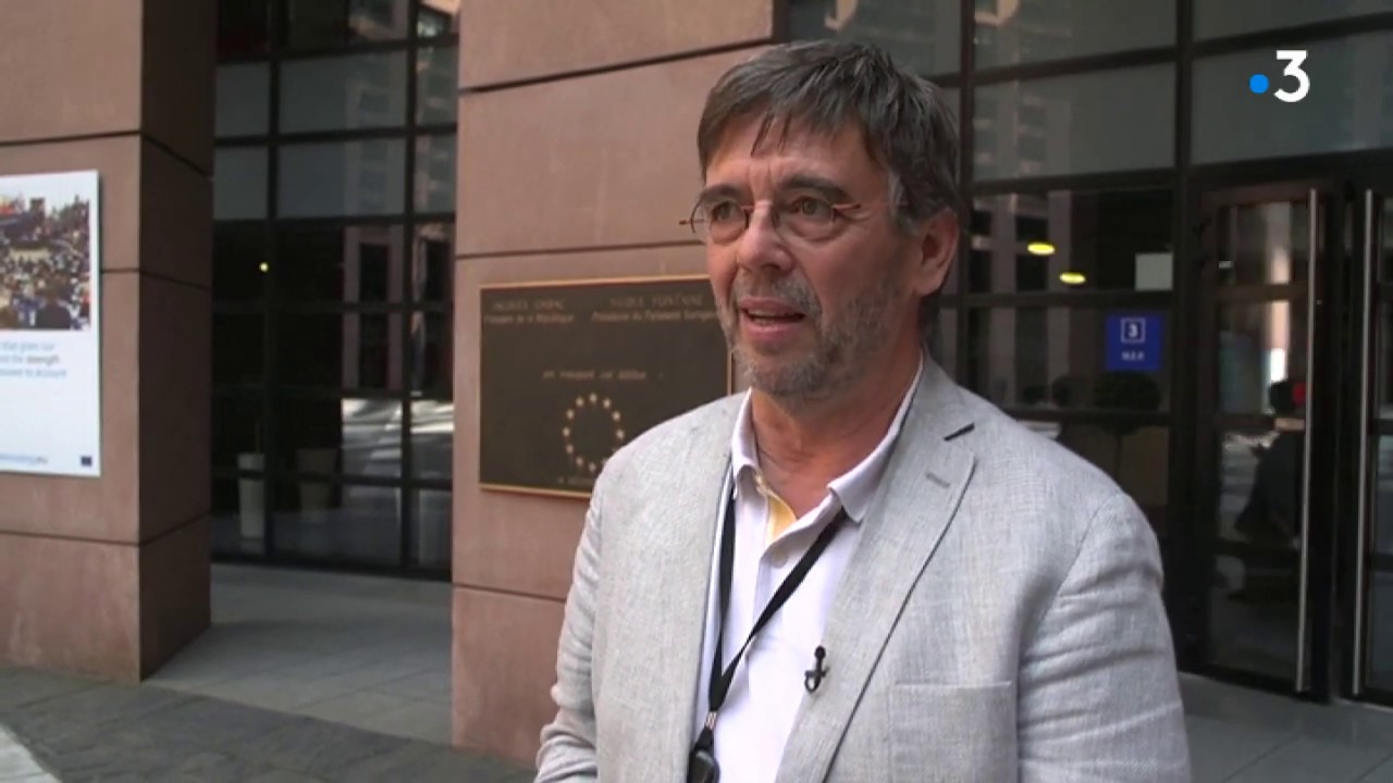 Les premiers pas de l'eurodéputé écologiste Damien Carême à Strasbourg
