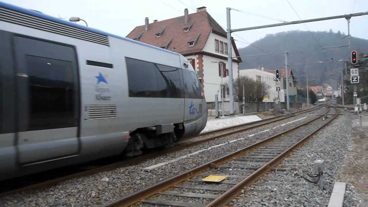 Tram-Train et TER à THANN.