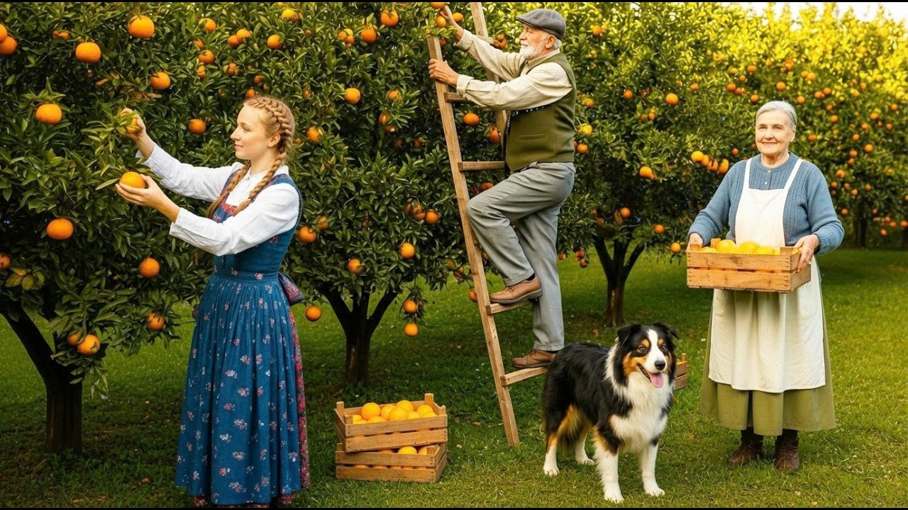 The Most Beautiful Village on Earth | Orange and Bell Pepper Harvest
