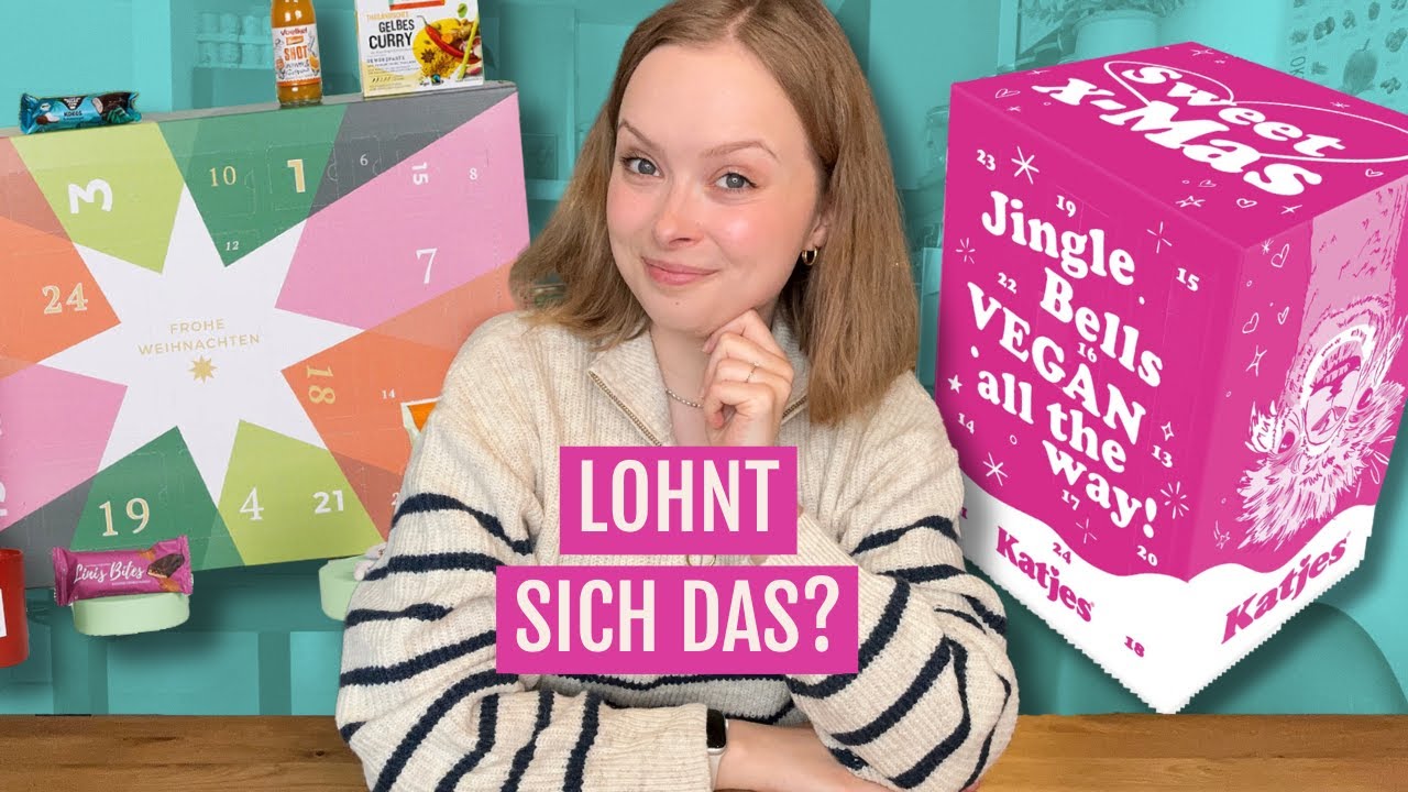 Die VEGANEN Adventskalender von Katjes & Veganbox im Test