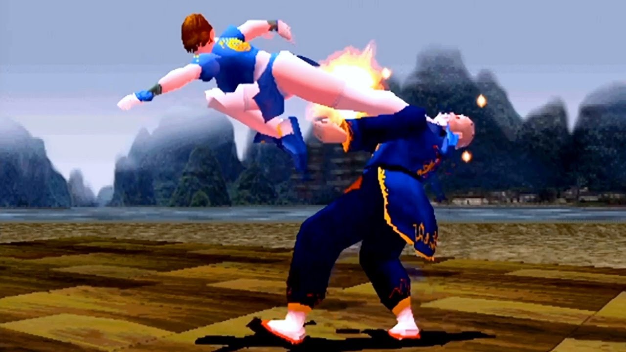 Dead Or Alive ( PlayStation ) Kasumi Playthrough ( 60 FPS )