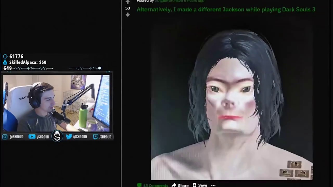 Shroud reacts to Reddit posts
