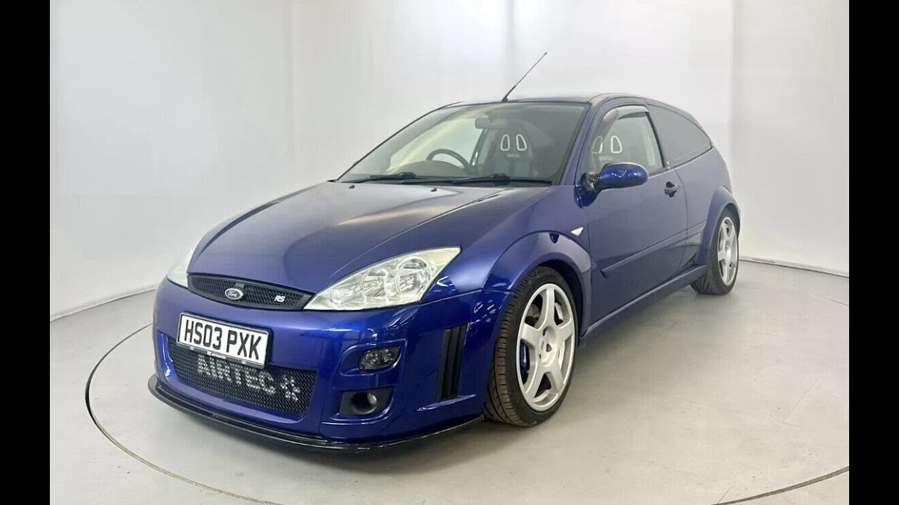 Road Test & Condition Review 2003 Ford Focus RS MK1. 93k miles. Full Service History File. HPI Clear