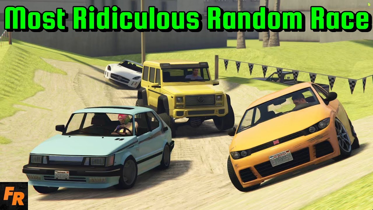 The Most Ridiculous Track For A Random Race! - Gta 5
