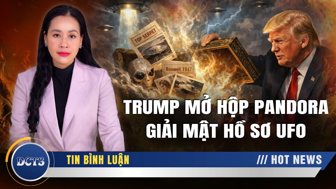 TT Trump Mở Hộp Pandora: Giải Mật Hồ Sơ UFO Và Roswell 1947