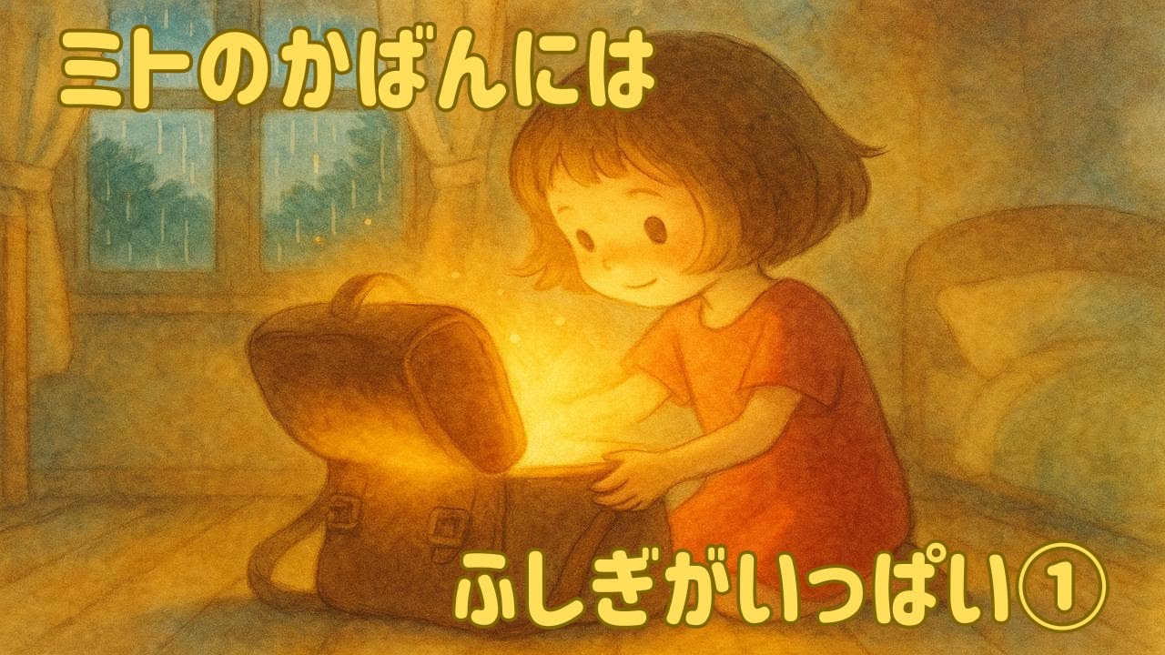 『ミトのカバンには ふしぎがいっぱい』｜やさしい読み聞かせ【低学年向け・3分絵本】①話
