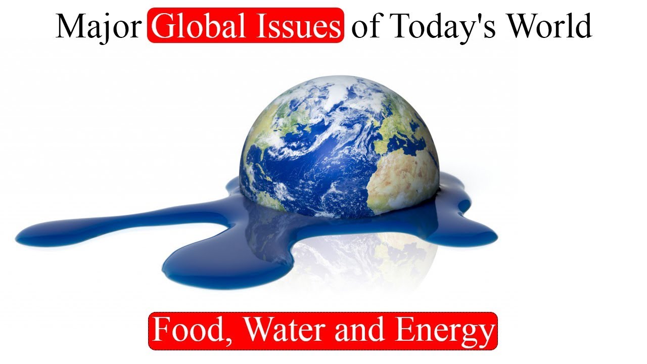 World Problems, Major Global Issues of Today's World (Food, Water and Energy)