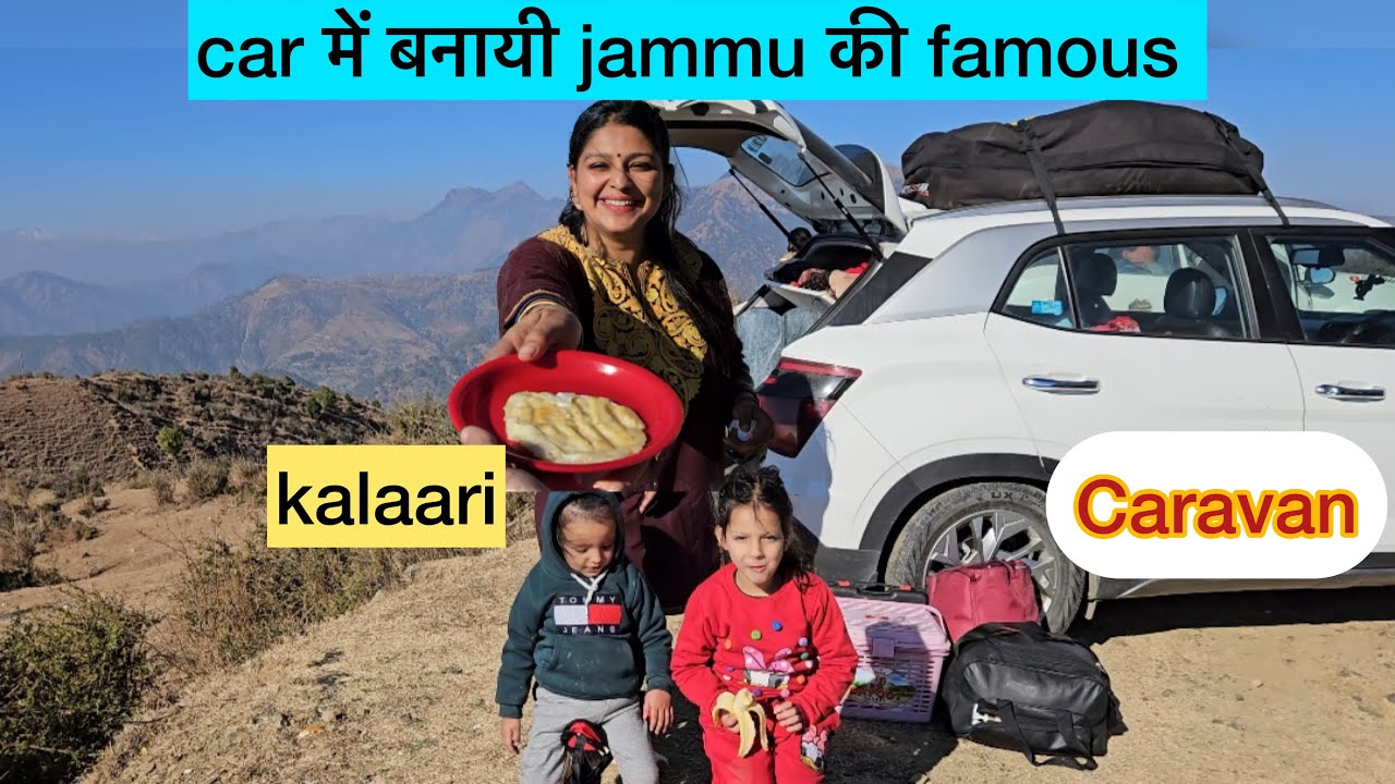 Making Jammu ke famous KALHADI In OUR CAMPERVAN || MANDI TO PARASHAR LAKE @Ghumakkad bugz