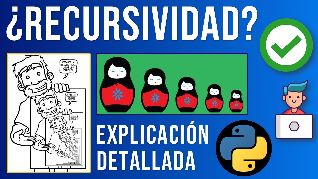 &iquest;Qu&eacute; es RECURSIVIDAD en PROGRAMACI&Oacute;N? Explicaci&oacute;n Sencilla, para Principiantes, con ejemplo ✅