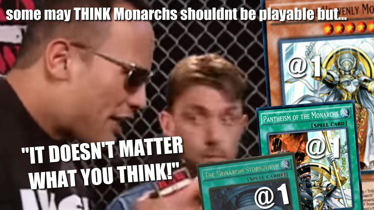 SOME may THINK Monarchs shouldn't be playable but... IT DOESN'T MATTER WHAT YOU THINK!