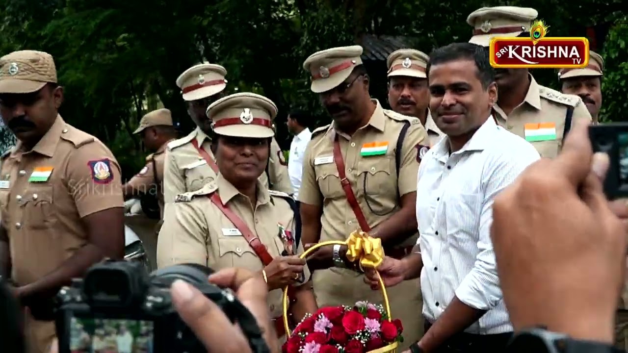 ஈரோடு ஆயுதப்படை மைதானத்தில் நடைபெற்ற 77 ஆம் ஆண்டு குடியரசு தின விழா கொண்டாட்டம் பகுதி - 1
