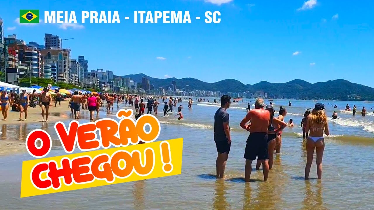 O Ver&atilde;o chegou em Meia Praia - Itapema - SC 🏖️☀️😎🇧🇷