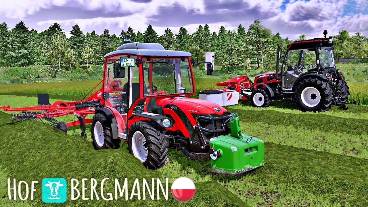 Pierwszy pokos trawy na Hof Bergmann ☆ Farming Simulator 22 ☆ #28 ㋡ Anton