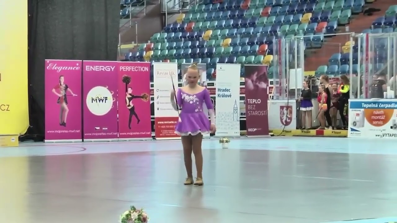 MČR CMA 2023 Mělnické mažoretky Aneta Mašková sólo baton kadet hobby