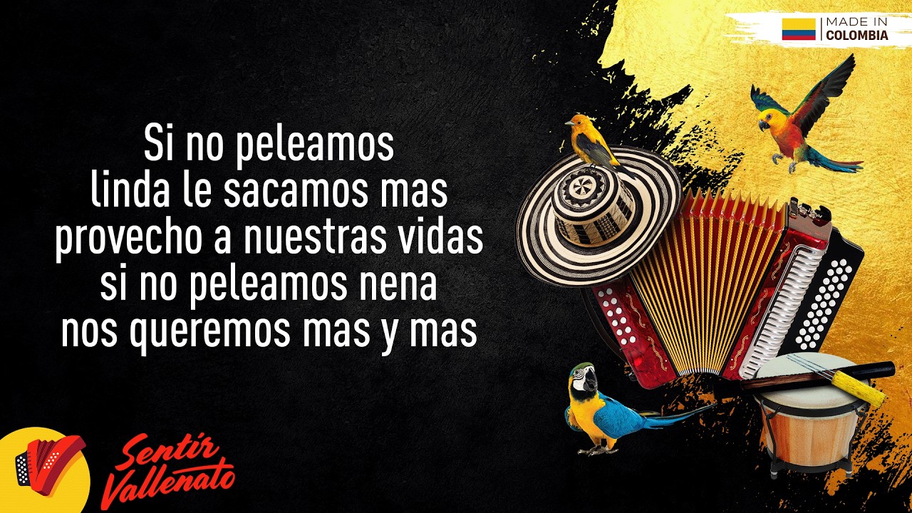Si No Peleamos, Enaldo Barrera, Video Letra - Sentir Vallenato