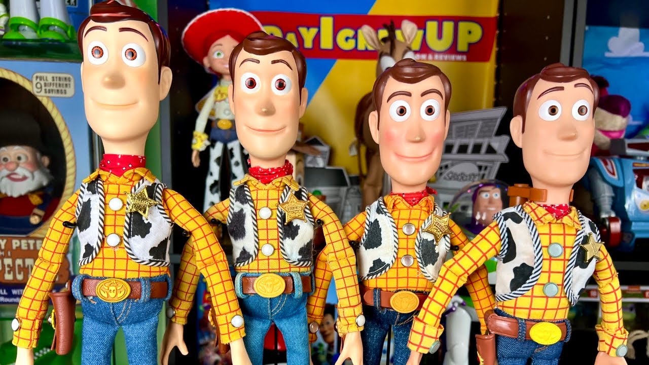 Movie Accurate Woody Toy Mode Comparison
