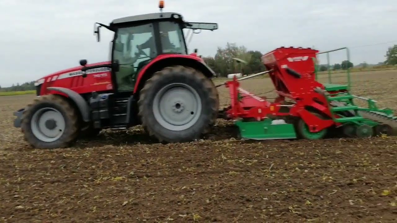 🔥Siew Pszenicy 2022🔥|Massey Ferguson 7615 & Agro Masz SN 300|