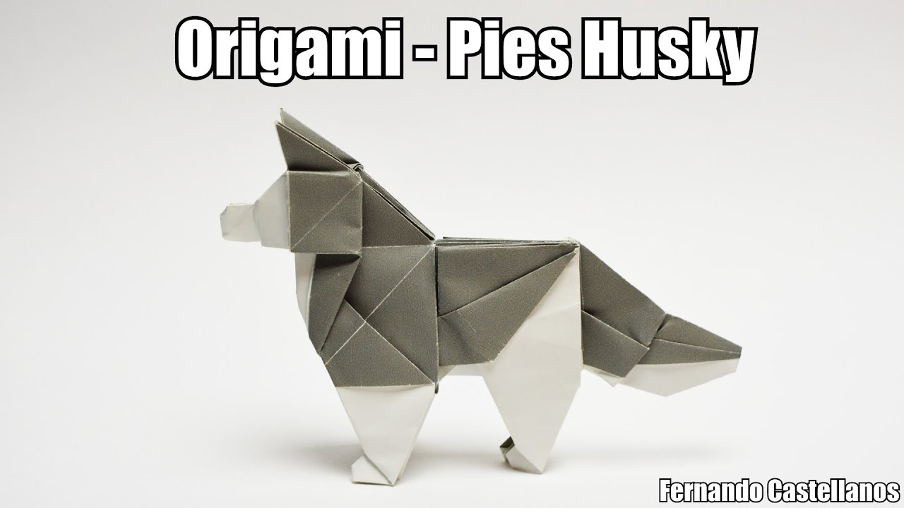Origami - Pies Husky