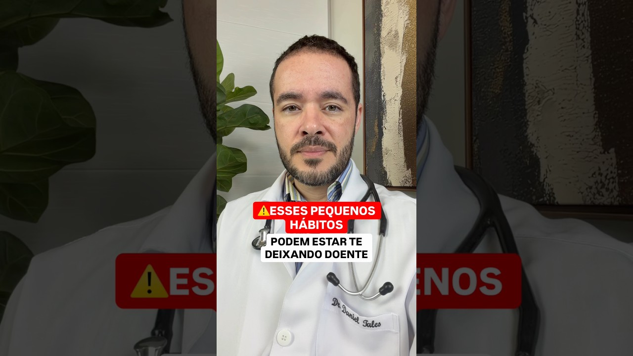⚠️ ESSES PEQUENOS H&Aacute;BITOS PODEM ESTAR TE DEIXANDO DOENTE