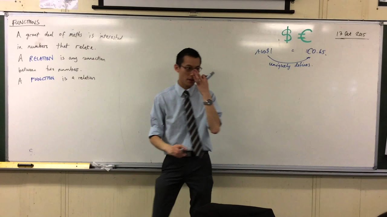 Introduction to Functions (1 of 2: Basic Idea & Formal Definition)