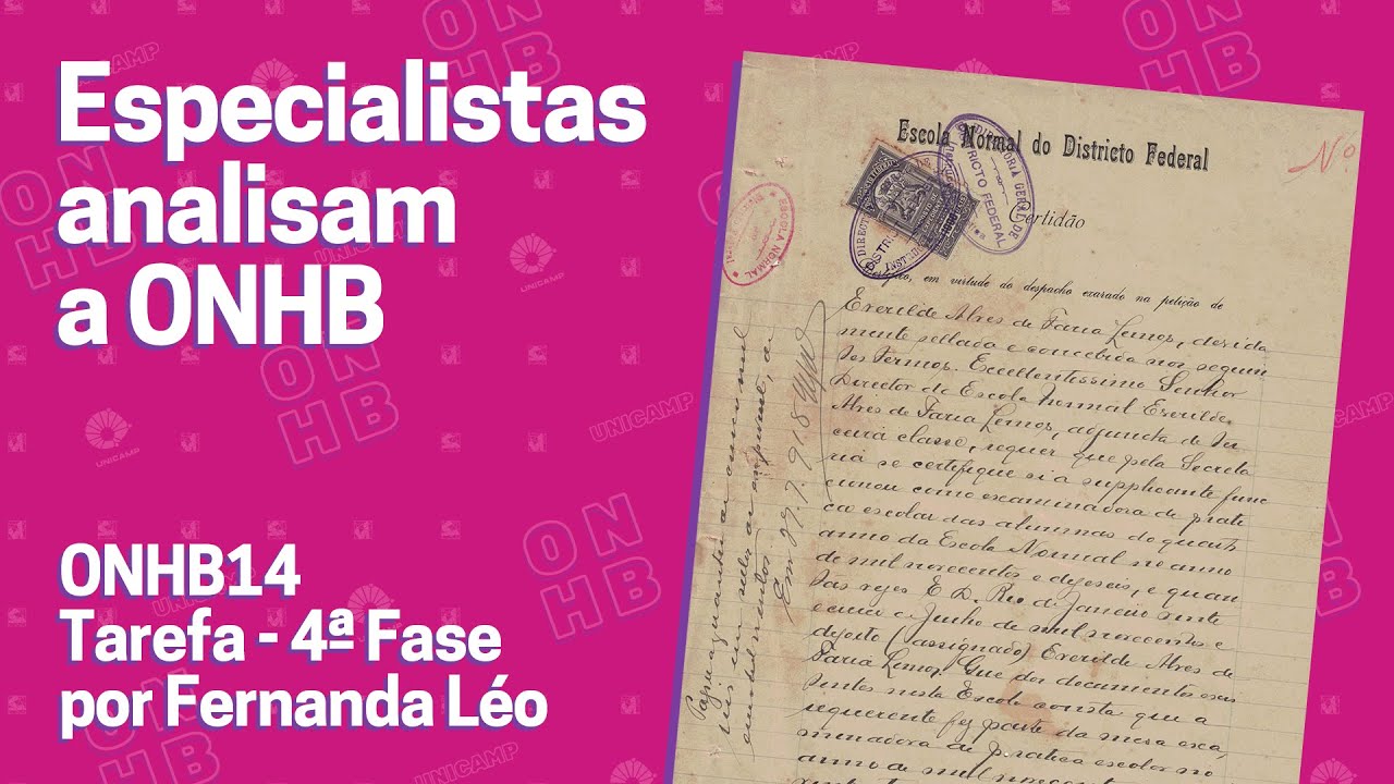 Tarefa de Transcrição - ONHB14 por Fabiana Léo | ESPECIALISTAS ANALISAM A ONHB #1