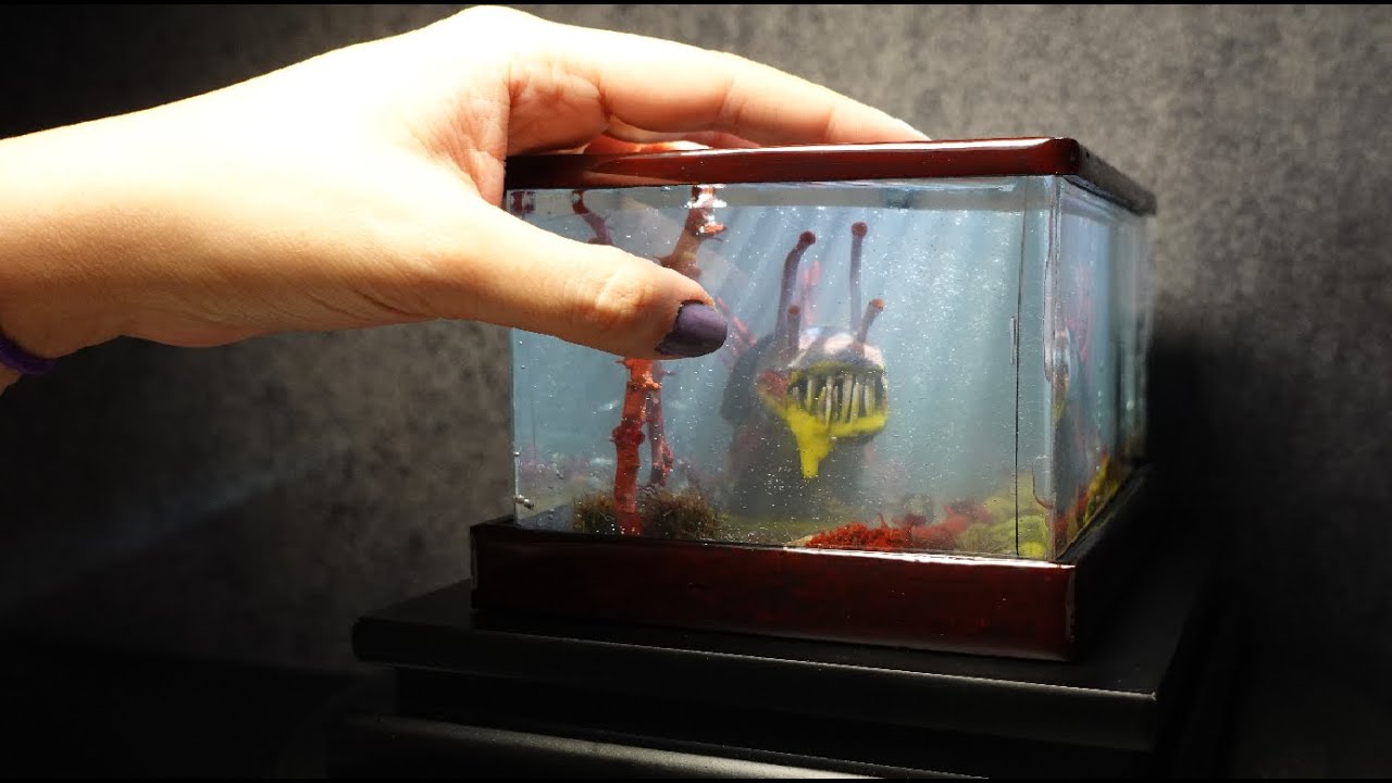 How to make Ghoulish Water Slug Mini Tank: Resin / Diorama / Polymer Clay