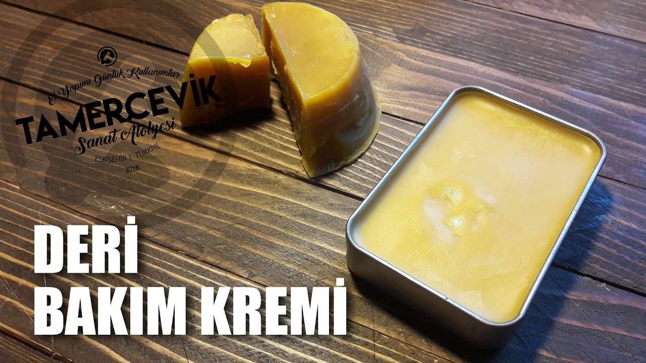 DERİ ve AHŞAP BAKIM KREMİ YAPIMI (DIY Leather Care Cream)
