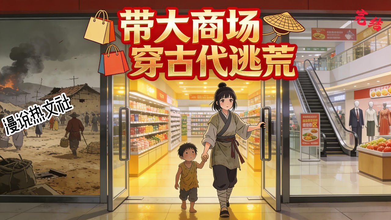 完结《带大商场穿古代逃荒》看着相亲相爱一家人，本以为生活渐渐好起来。却遭遇天灾，不得不背井离乡去逃荒，逃着逃着她成了护国公主，老娘成了一品诰命。 #逃荒#种田#古代言情