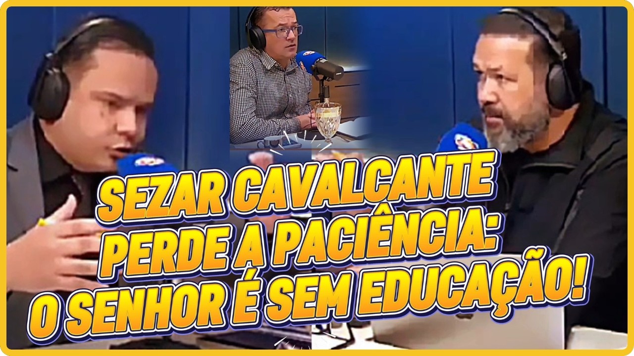 FOGO NO DEBATE! SEZAR CAVALCANTE CHAMA PASTOR DE 