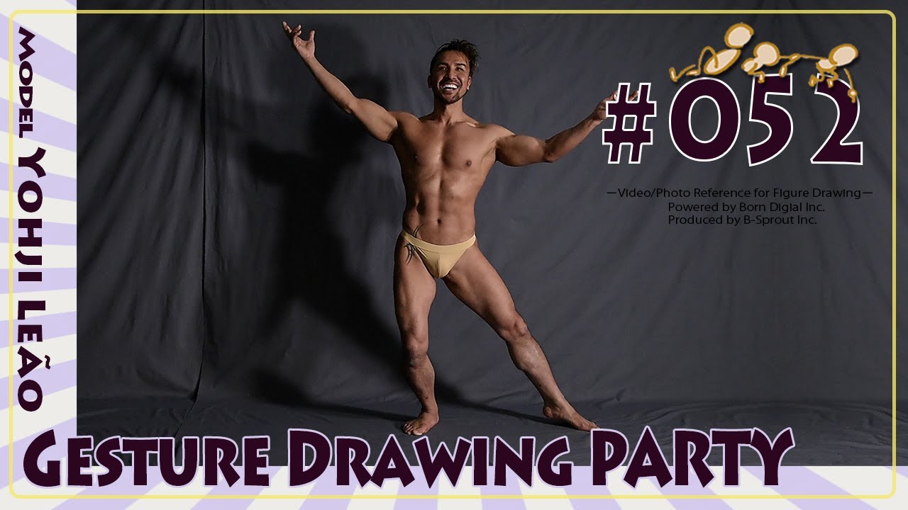GESture DRAWing Party : #052 Yohji Leão　－Video/Photo Reference for Figure Drawing－