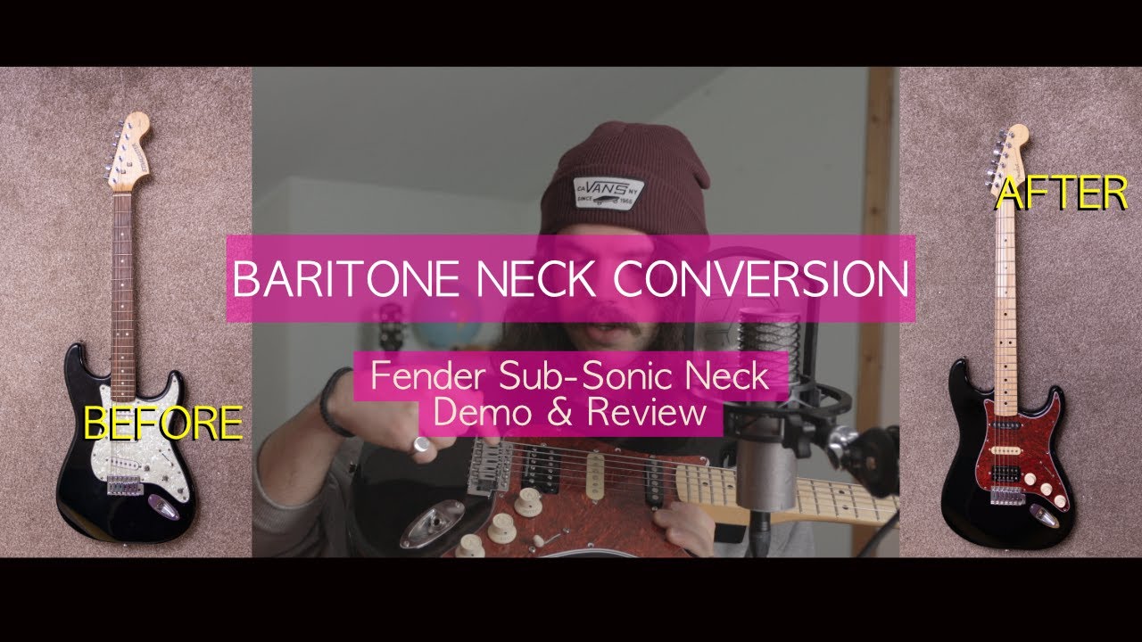 Baritone Neck Conversion - Fender SubSonic Baritone Neck