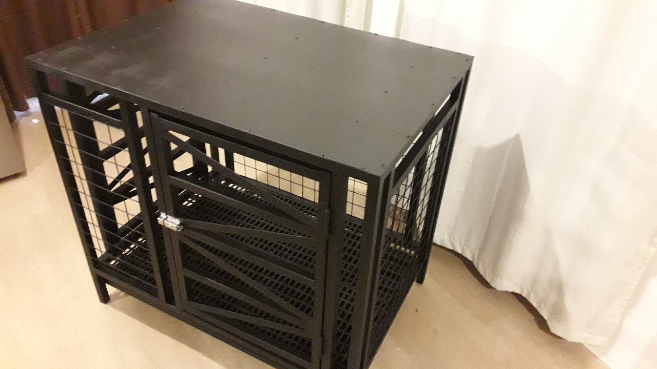 3x3x3 Box Type Galvanized Flat Roof Dual Door With Poop Tray | AlCustom Build |